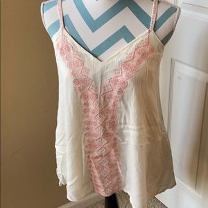 **Alya Embroidered Tank Size Small**